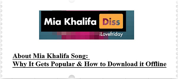 Télécharger la chanson mia khalifa de ilovefriday : Guide MP3 2026 et Synchronisation en Bibliothèque
