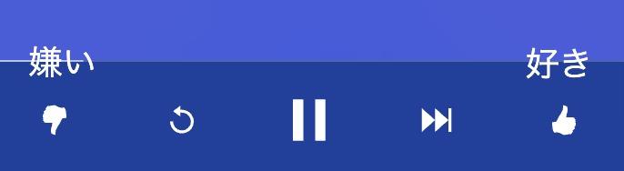 Pandora Radioで曲を評価する
