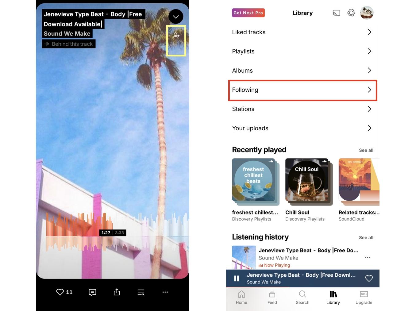 soundcloud 使い方
