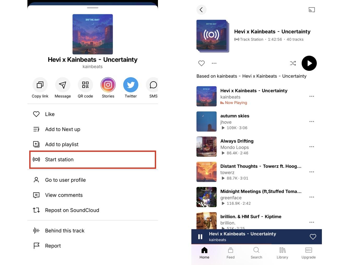 soundcloud 使い方
