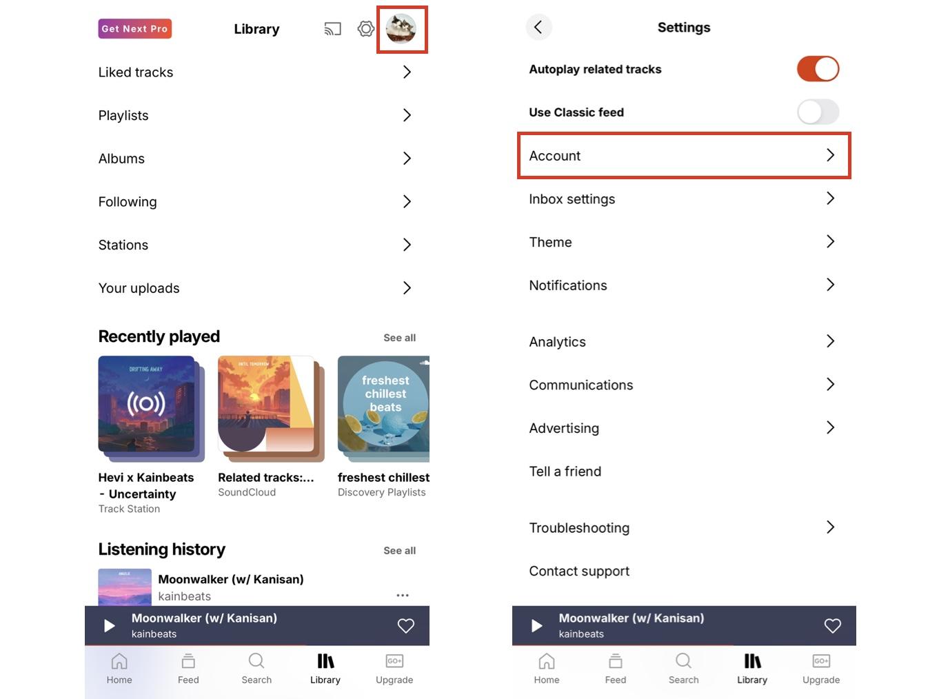 soundcloud 使い方