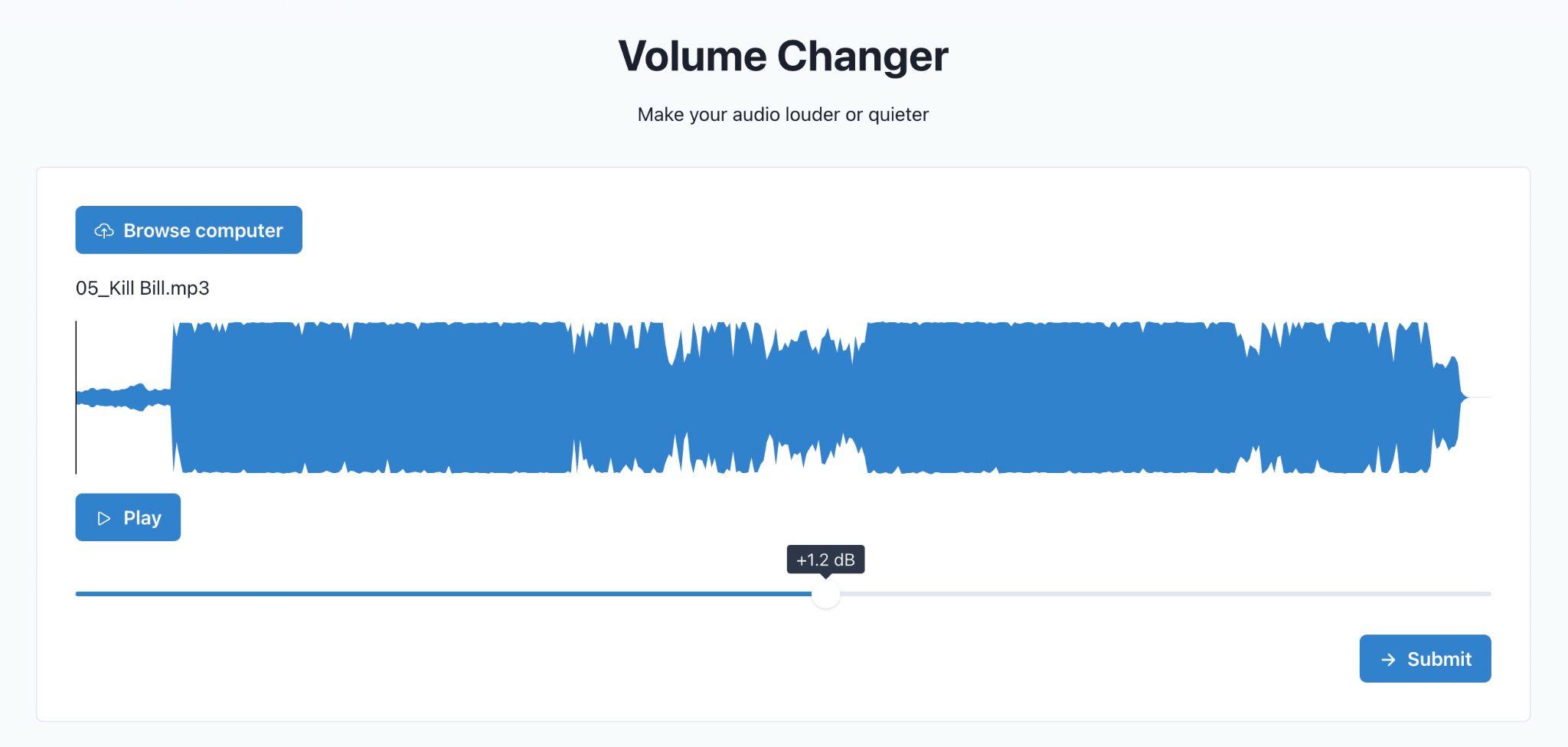 MP3の音量調整