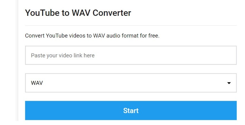 免費YouTube到WAV轉換器