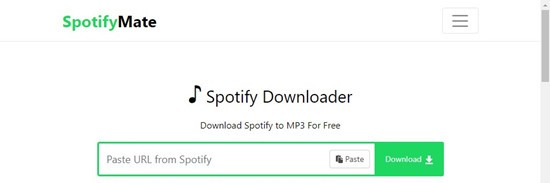 Spotifymate 2026 操作場景 - 開啟線上解析網站