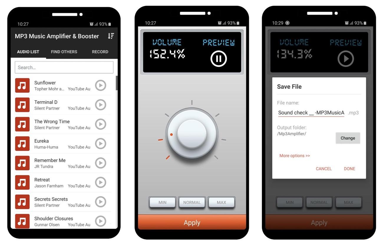 【Android】MP3 Music Amplifier & Booster