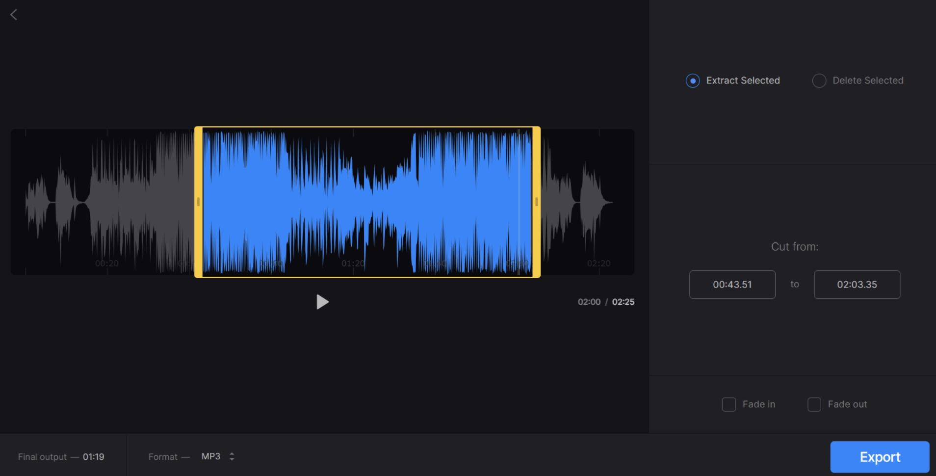 mp3 カット