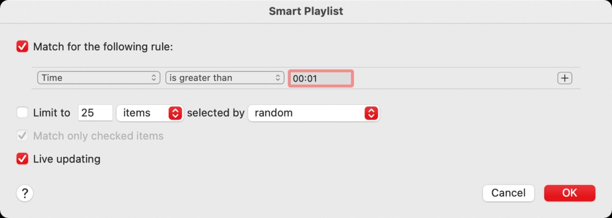 set the preference