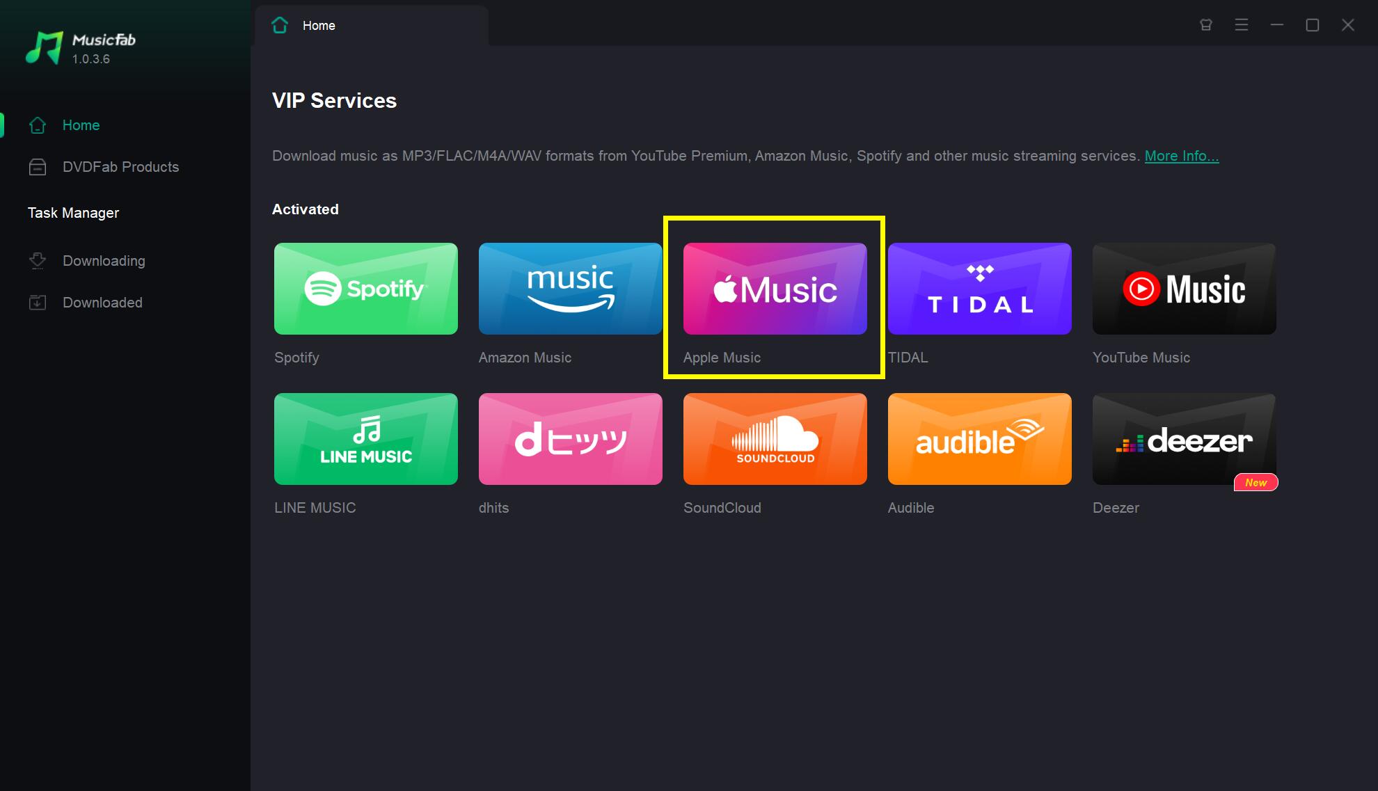 Apple Music card