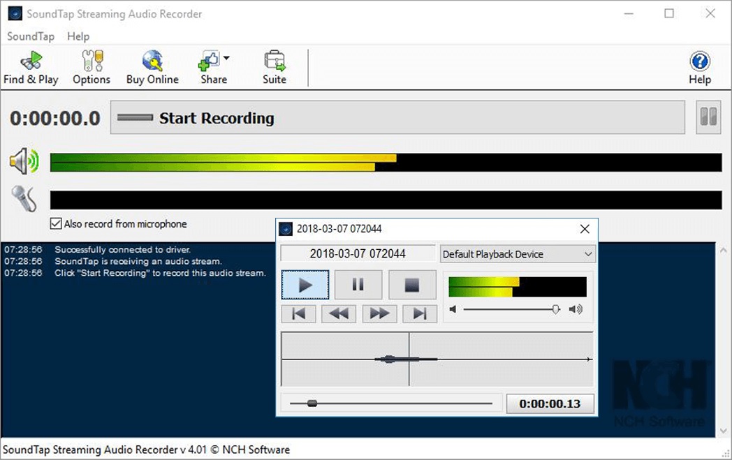 Record Pandora music with SoundTap Streaming Audio Recorder
