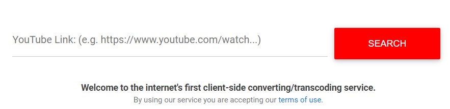 LoudTronix search bar