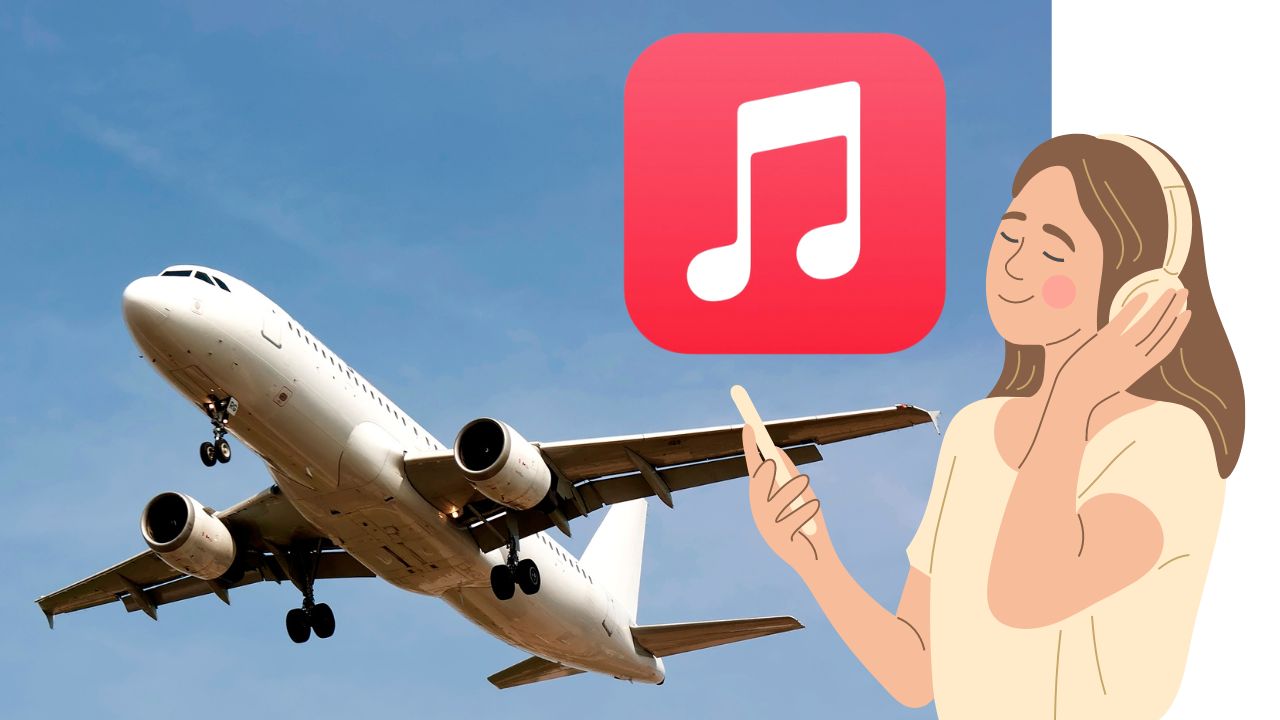 Apple Musicを飛行機内で聴くためにダウンロードする