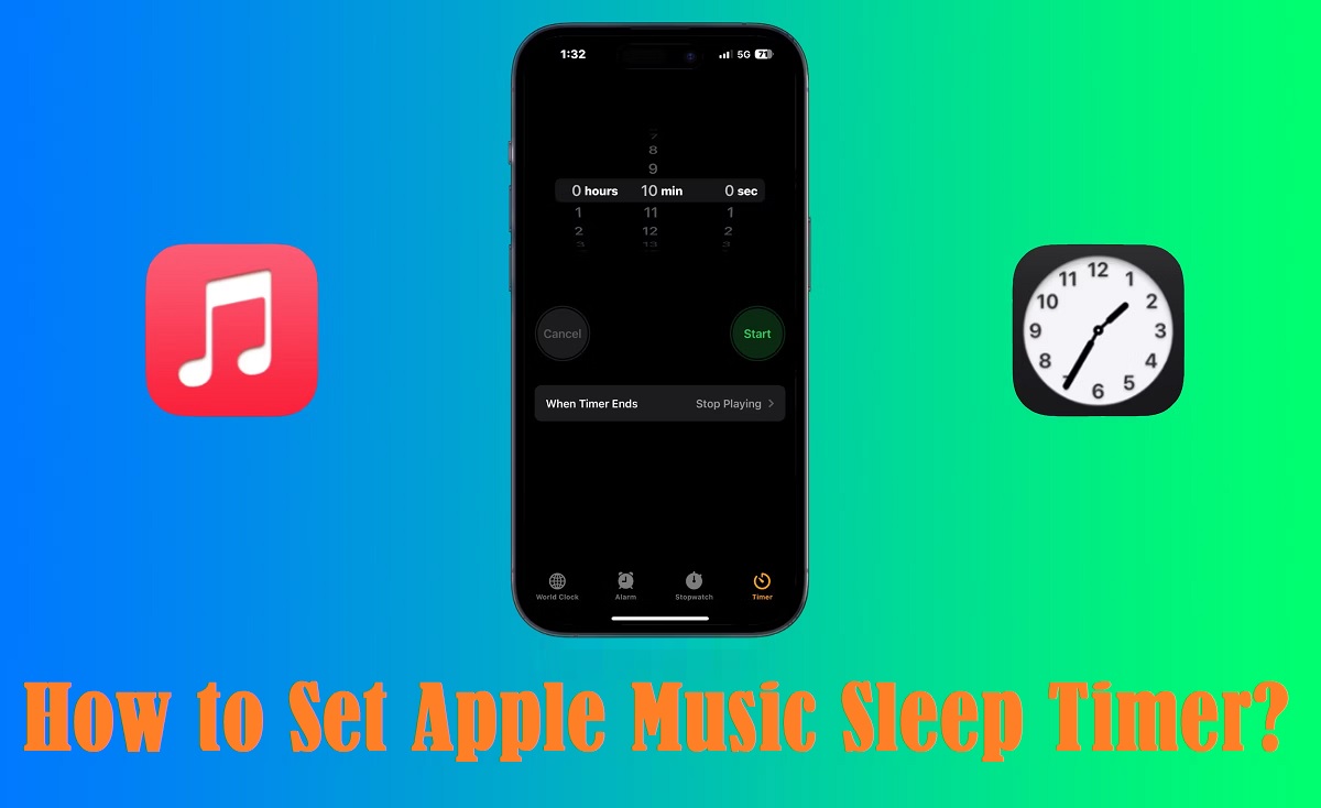 How to Set Apple Music Sleep Timer?