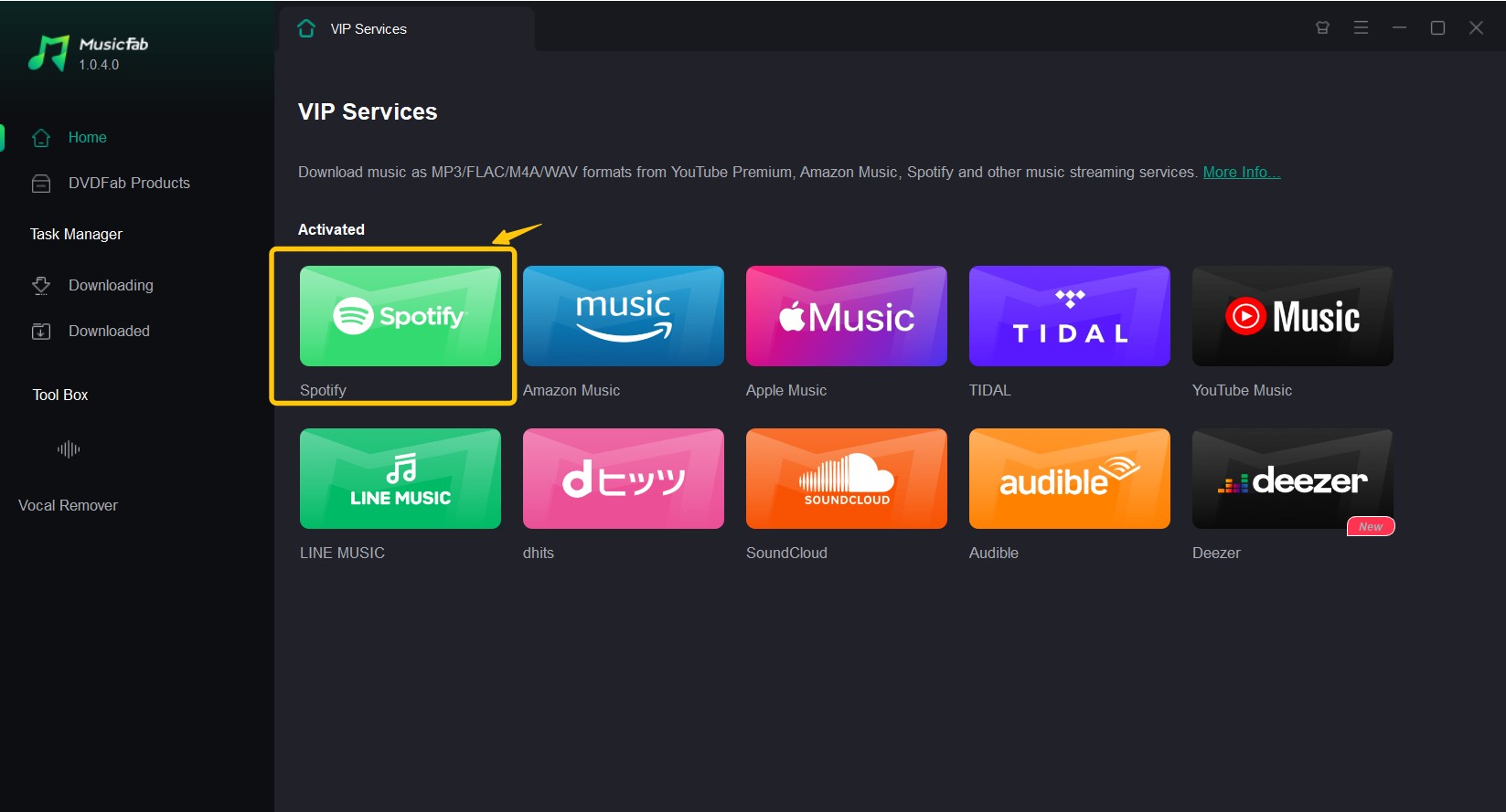 用Musicfab將Spotify轉換為MP3的步驟