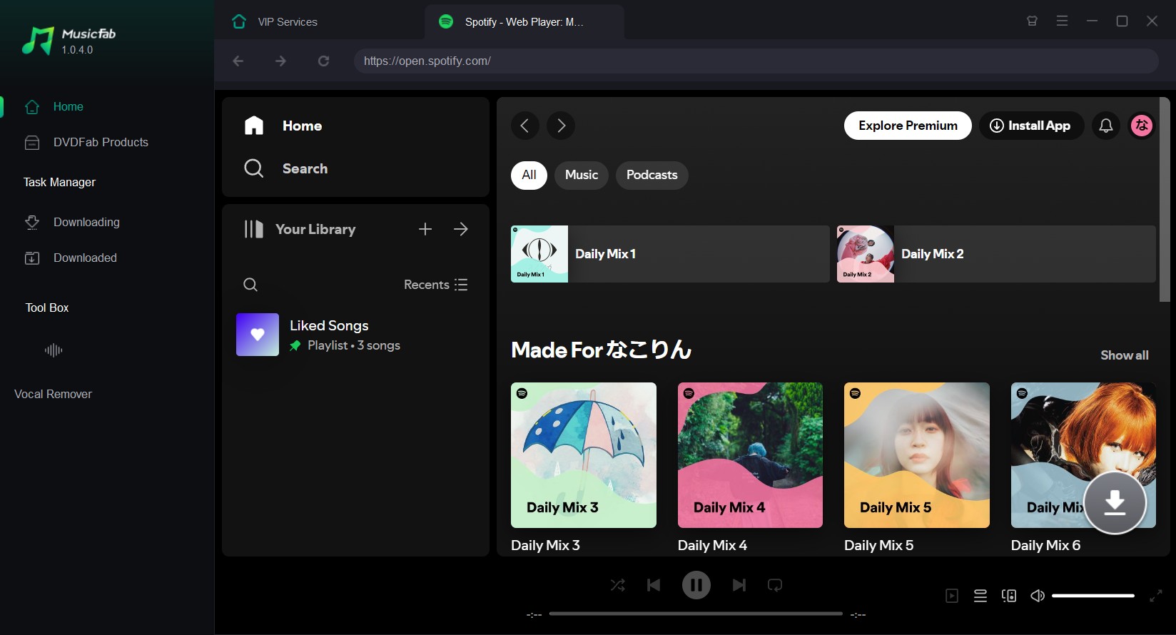 使用Musicfab將Spotify轉換為MP3