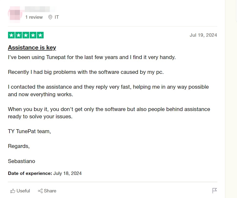 tunepat review
