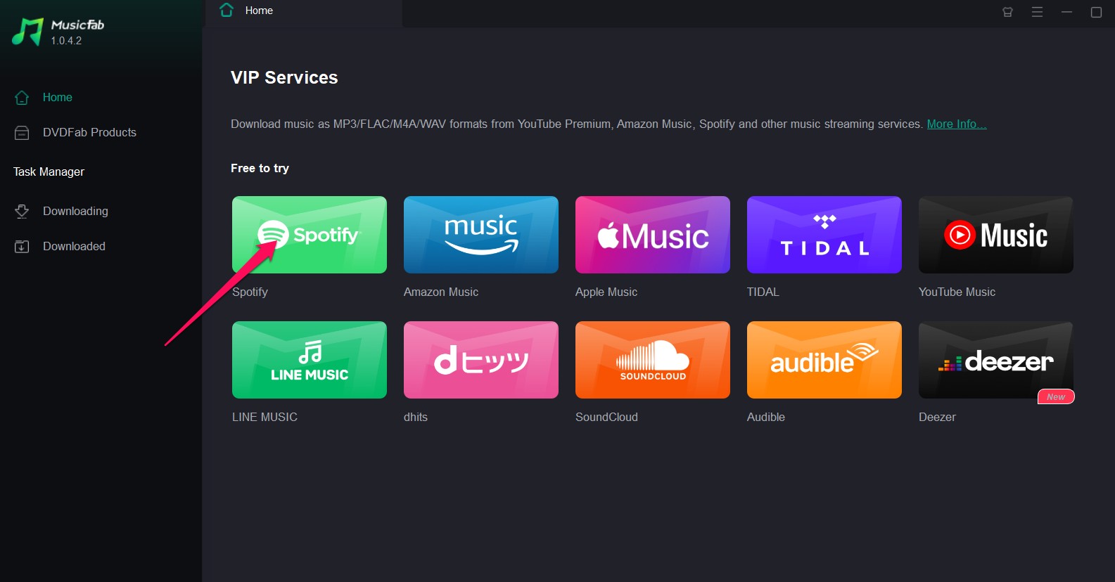 choose spotify