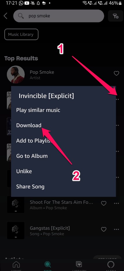  click on Download