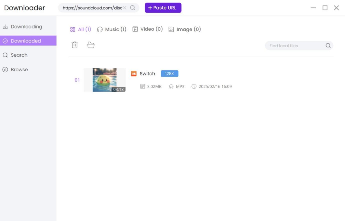 BeeConverter Pro SoundCloud WAV保存