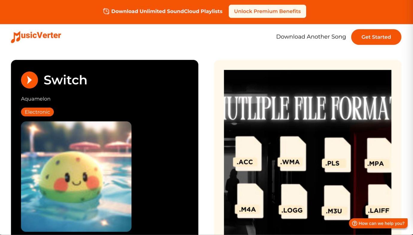 MusicVerter SoundCloud WAV変換