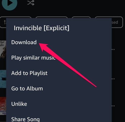 Select the Download