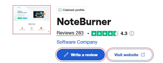 noteburner trustpilot review