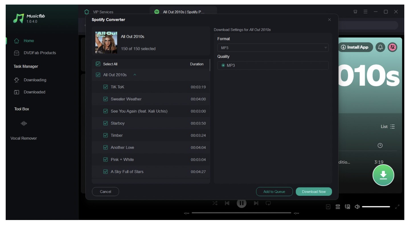 Select the “Download Now” option