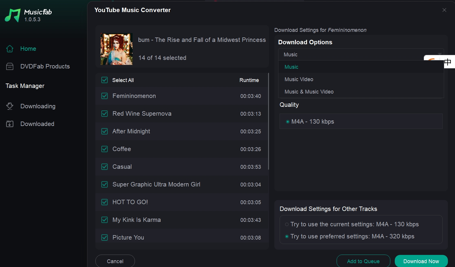 musicfab youtube music converter