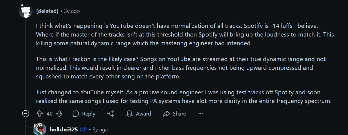 Listening Experience