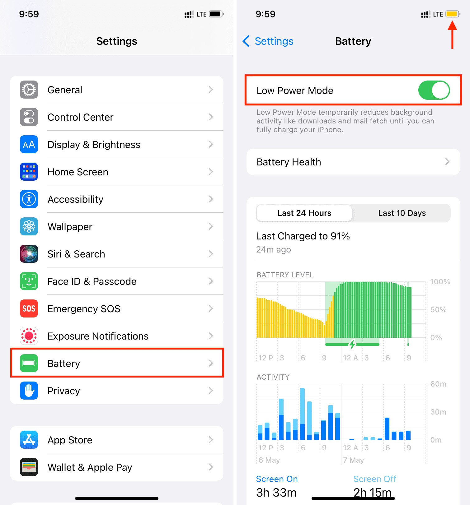 Low Power Mode