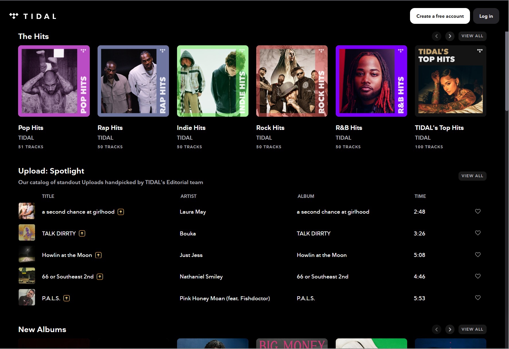 TIDALの音楽をダウンロード